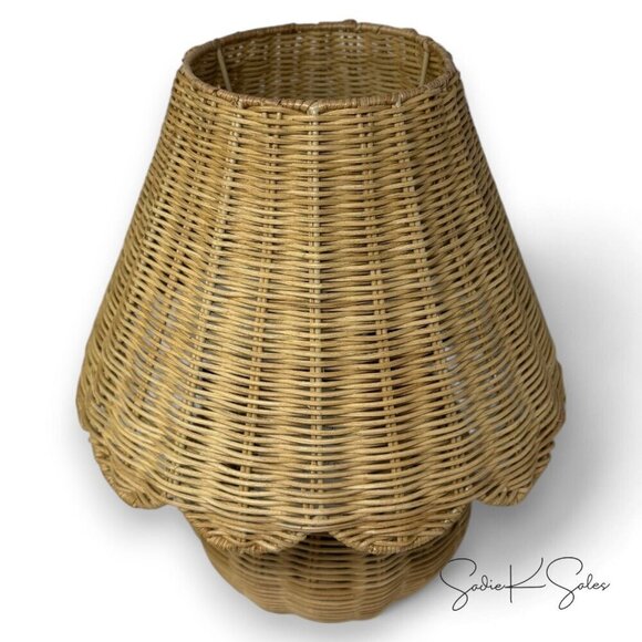 Table Lamp with Woven Base and Woven Shade - Threshold Studio McGee - Target - Picture 6 of 10